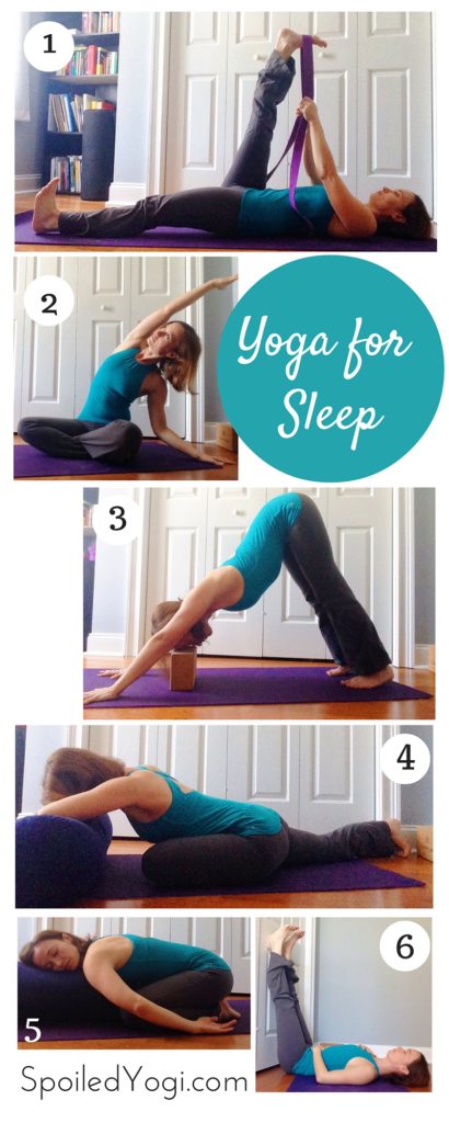 A 4-Pose Yoga Sequence For Better Sleep