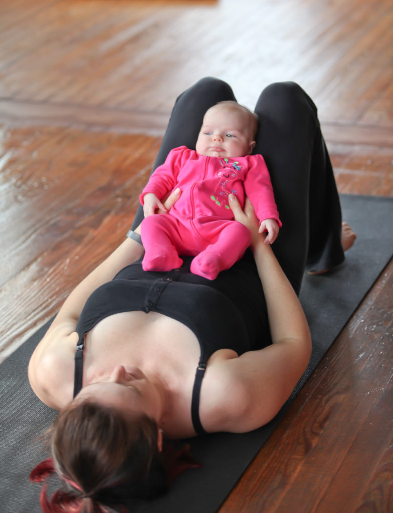 Baby Yoga: Yoga Poses You Can Do With Your Baby | Bridge Pose Prep | SpoiledYogi.com