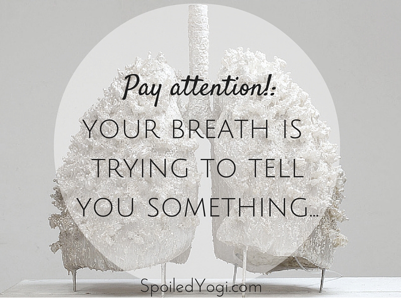 How to read your breath | how to use pranayama to relieve stress | Spoiledyogi.com