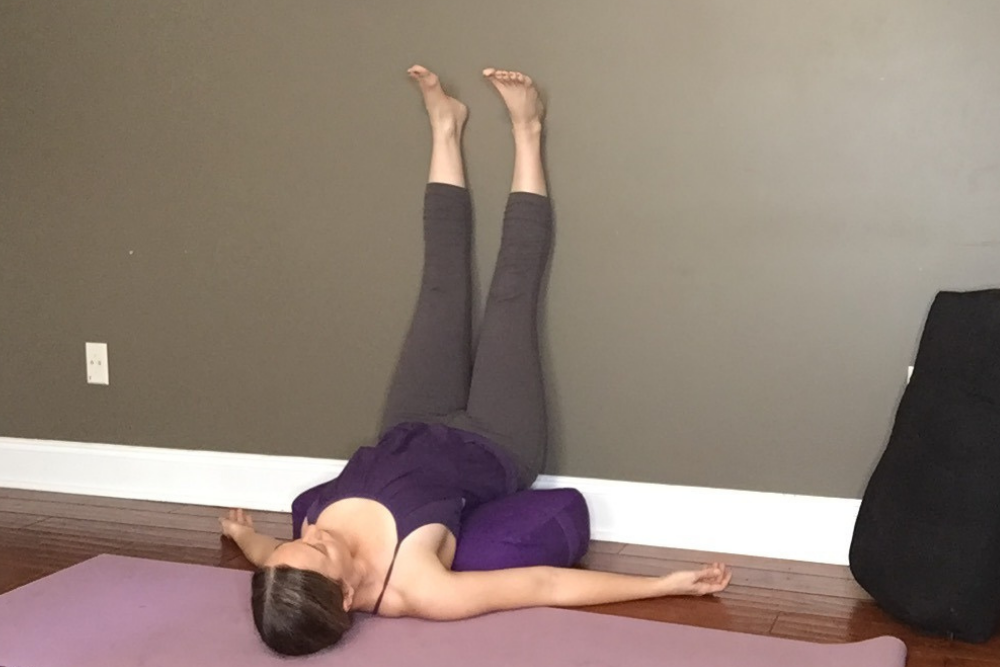 3 Restorative Yoga Poses with a Bolster | Restorative yoga sequence, Restorative  yoga poses, Restorative yoga