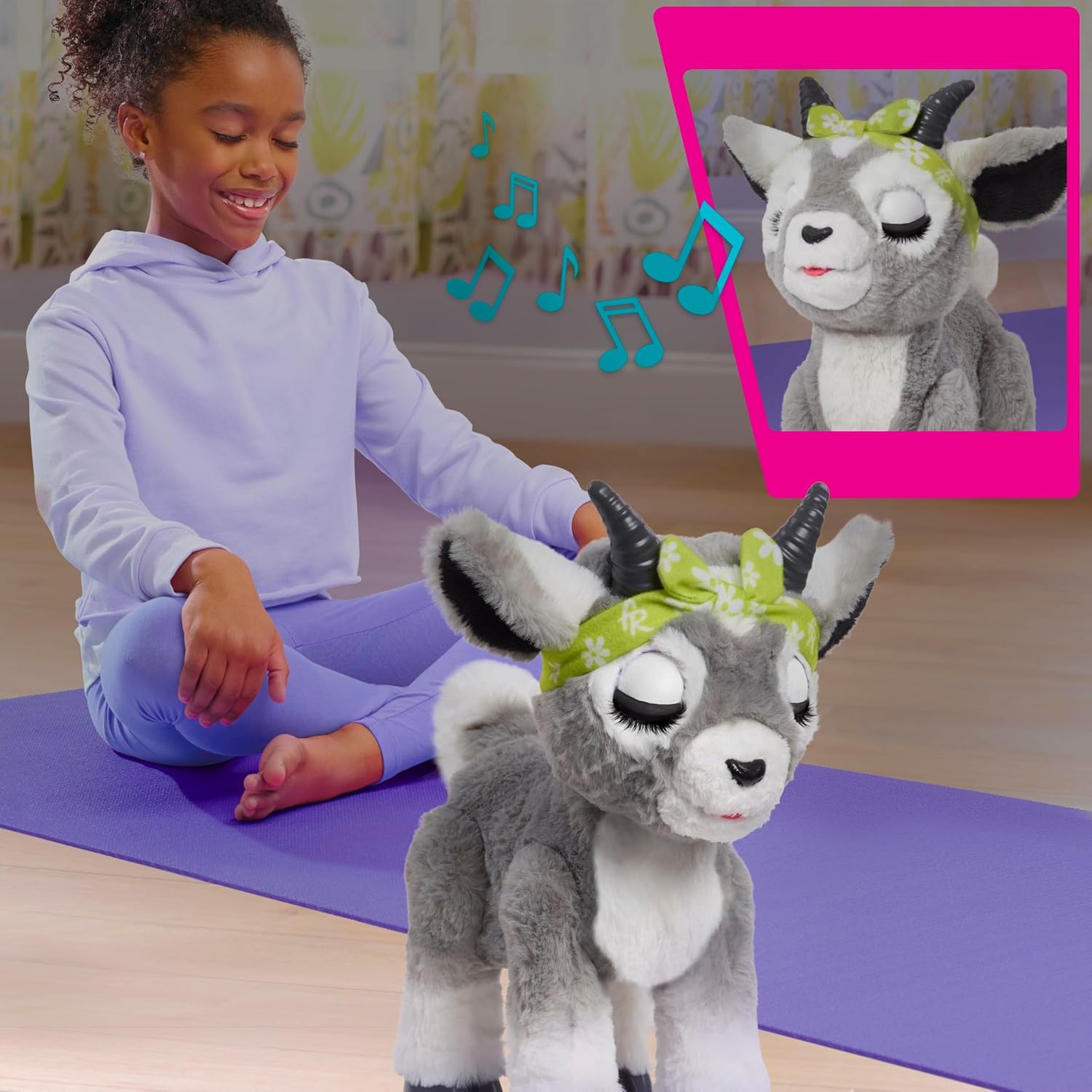 Daisy the Yoga Goat toy for kids